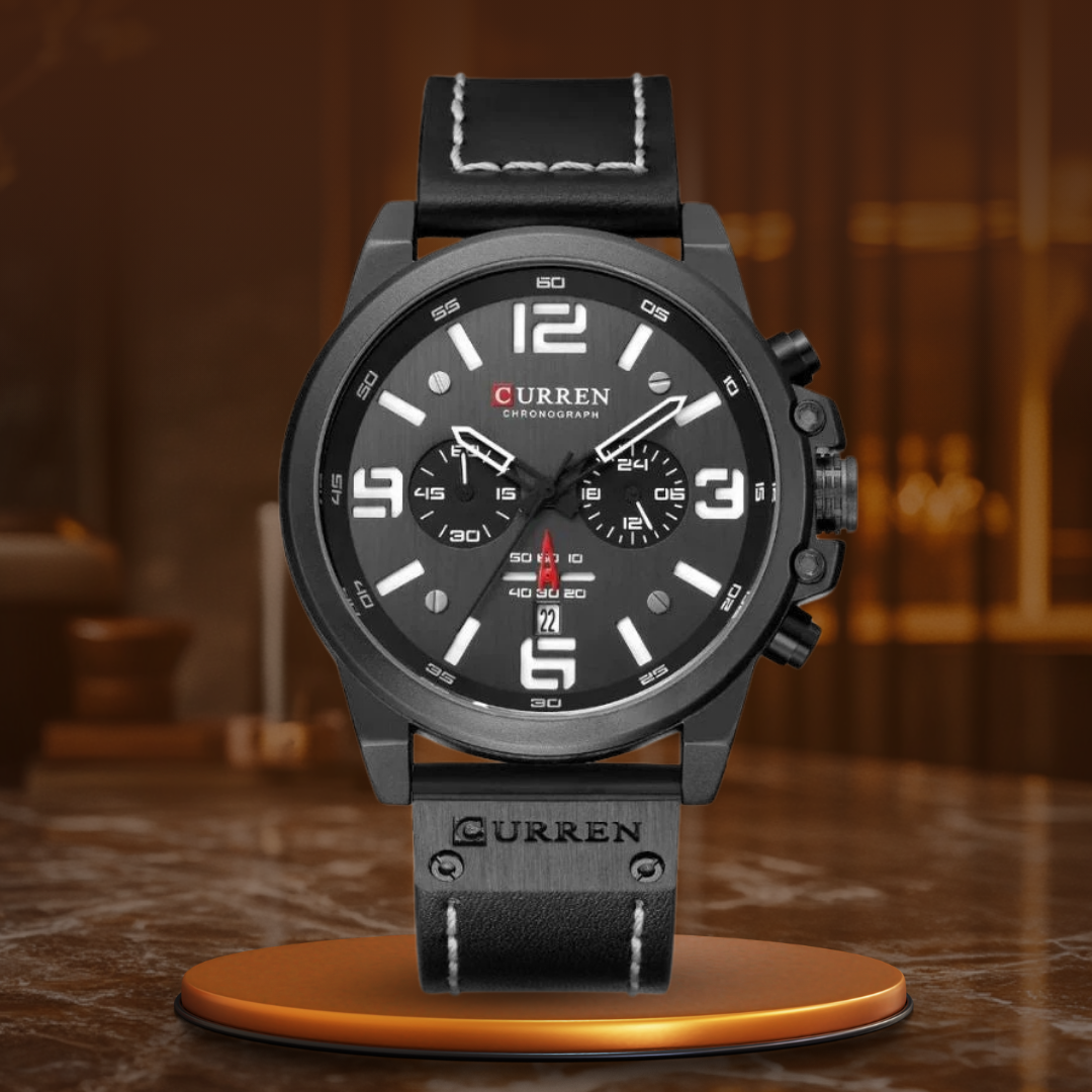 Montre à quartz élégante et tendance