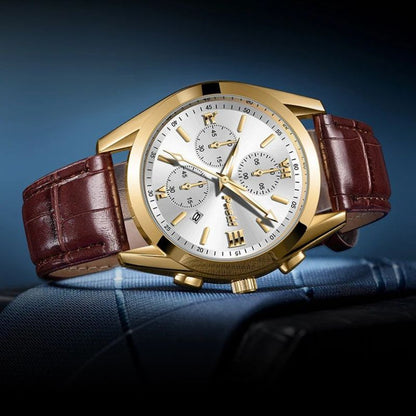 Montre à quartz pour homme d'affaires