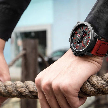 Montre à quartz élégante et tendance