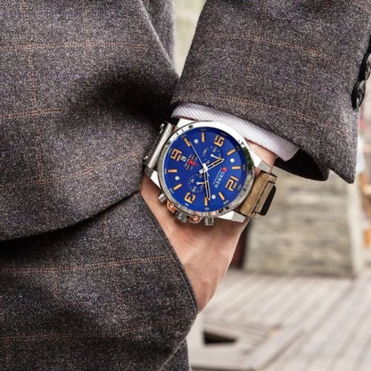 Montre à quartz élégante et tendance