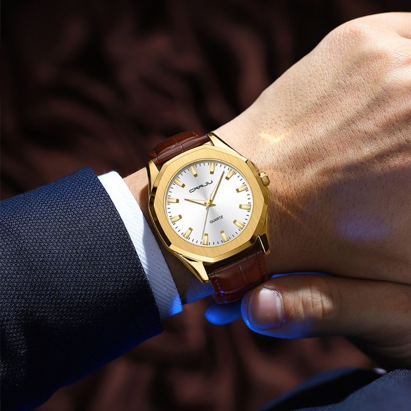 montre à quartz minimaliste décontractée