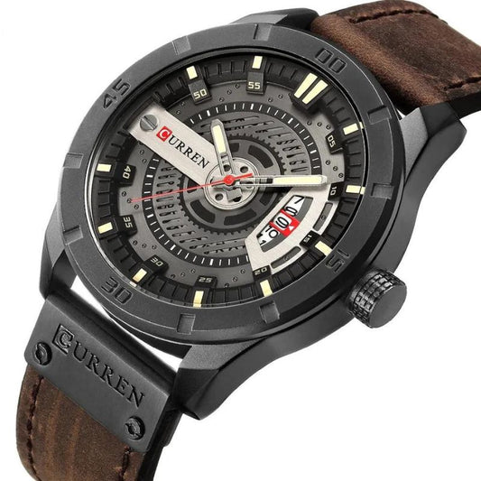 Montre-bracelet militaire sportive pour homme à quartz