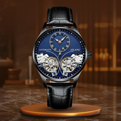 Montre Mécanique Lumineuse à double Tourbillon