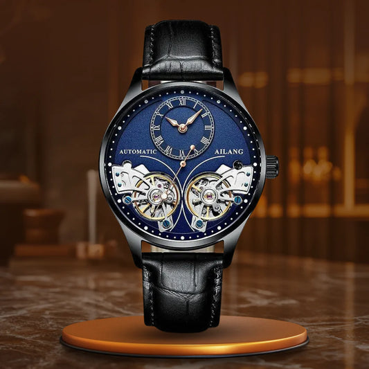 Montre Mécanique Lumineuse à double Tourbillon