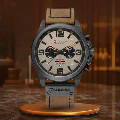 Montre à quartz élégante et tendance