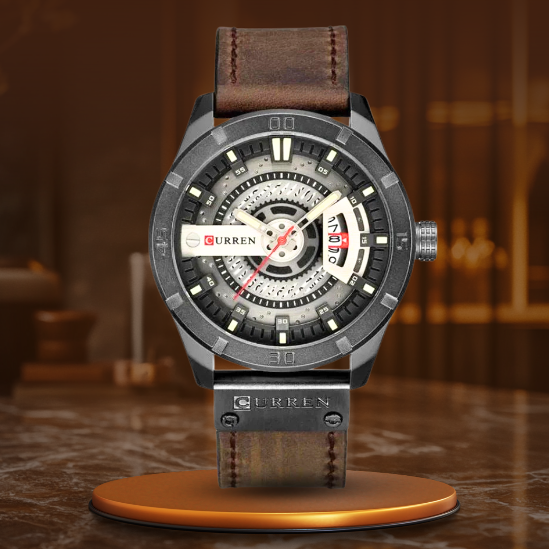 Montre-bracelet militaire sportive pour homme à quartz