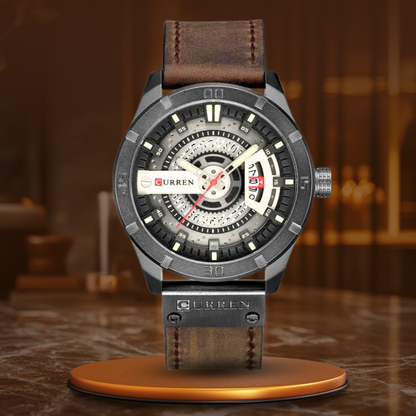 Montre-bracelet militaire sportive pour homme à quartz